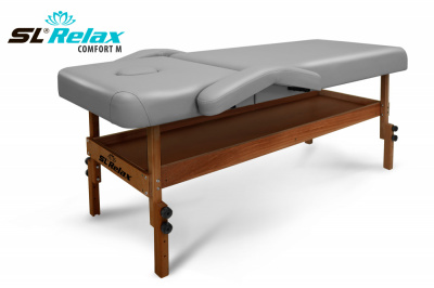 Массажный стол Relax Comfort-М серая кожа